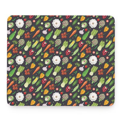 Colorful Vegetable Pattern Print Mouse Pad