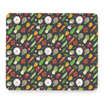 Colorful Vegetable Pattern Print Mouse Pad