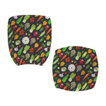 Colorful Vegetable Pattern Print Office Chair Cover