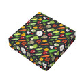 Colorful Vegetable Pattern Print Outdoor Seat Cushion Cover