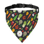 Colorful Vegetable Pattern Print Over The Collar Dog Bandana
