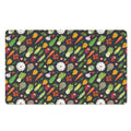 Colorful Vegetable Pattern Print Polyester Doormat