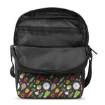 Colorful Vegetable Pattern Print Rectangular Crossbody Bag