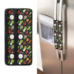 Colorful Vegetable Pattern Print Refrigerator Handle Covers