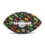 Colorful Vegetable Pattern Print Rugby Ball