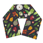 Colorful Vegetable Pattern Print Scarf