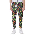 Colorful Vegetable Pattern Print Joggers