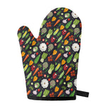 Colorful Vegetable Pattern Print Single Oven Mitt