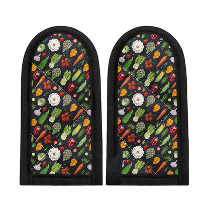 Colorful Vegetable Pattern Print Skillet Handle Cover