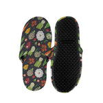 Colorful Vegetable Pattern Print Slippers