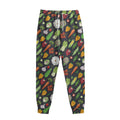 Colorful Vegetable Pattern Print Sweatpants