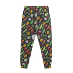 Colorful Vegetable Pattern Print Sweatpants