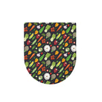 Colorful Vegetable Pattern Print Toilet Lid Cover