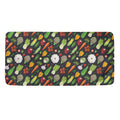 Colorful Vegetable Pattern Print Towel