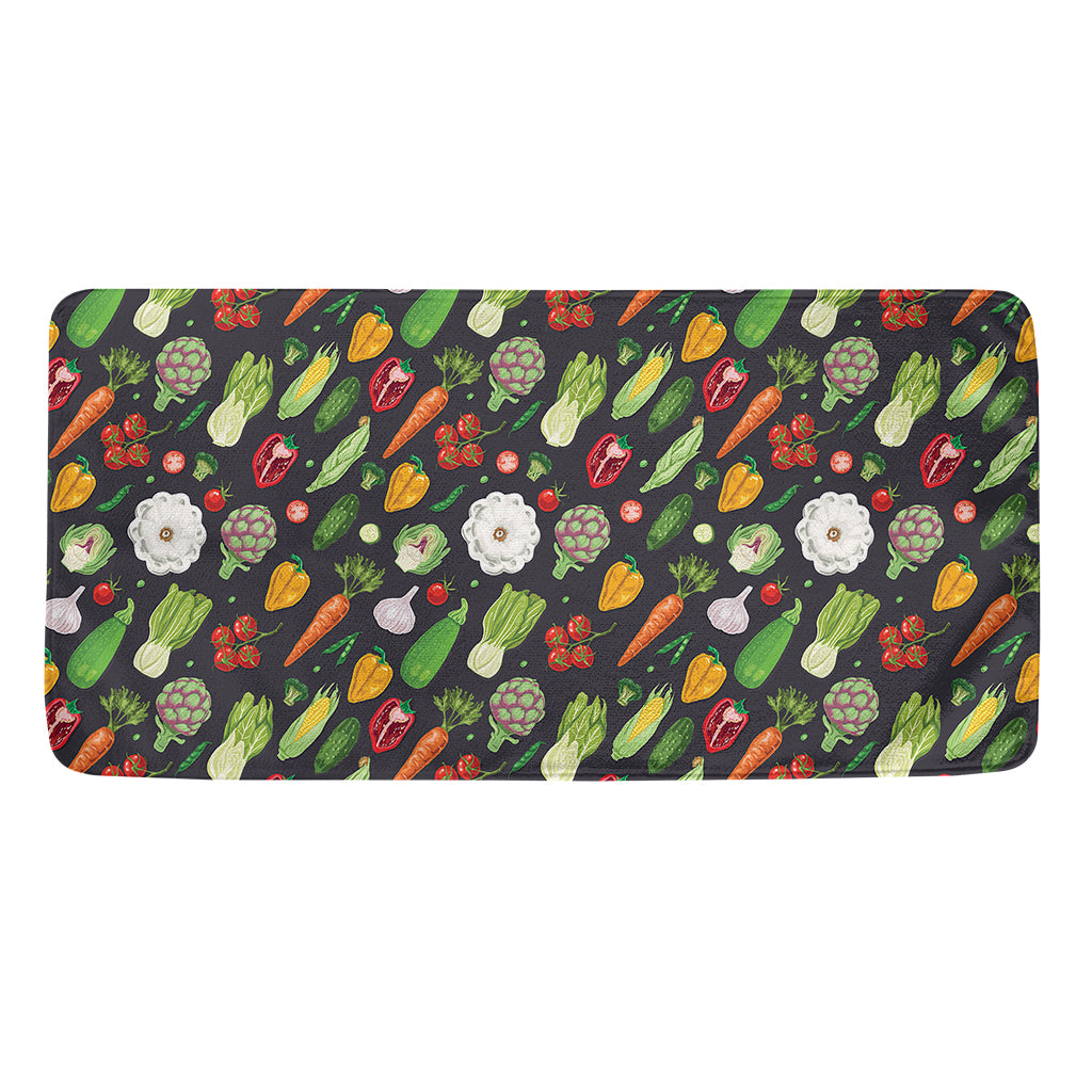 Colorful Vegetable Pattern Print Towel