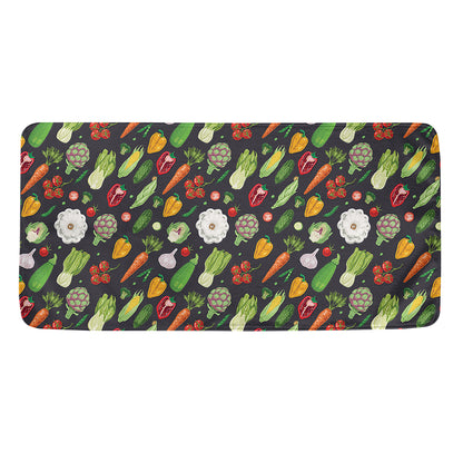 Colorful Vegetable Pattern Print Towel