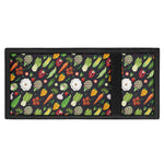 Colorful Vegetable Pattern Print Trifold Wallet