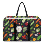 Colorful Vegetable Pattern Print Utility Tote Bag