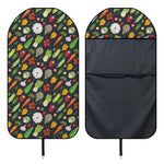 Colorful Vegetable Pattern Print Waterproof Car Seat Cover