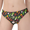 Colorful Vegetable Pattern Print Women's Panties