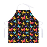 Colorful Watercolor Butterfly Print Adjustable Apron