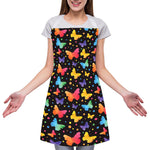 Colorful Watercolor Butterfly Print Adjustable Apron