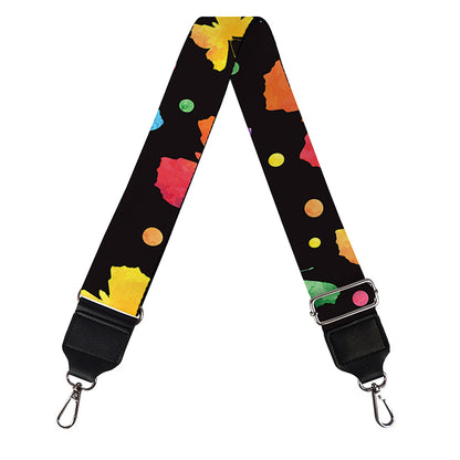 Colorful Watercolor Butterfly Print Bag Strap