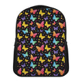 Colorful Watercolor Butterfly Print Casual Backpack