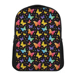 Colorful Watercolor Butterfly Print Casual Backpack