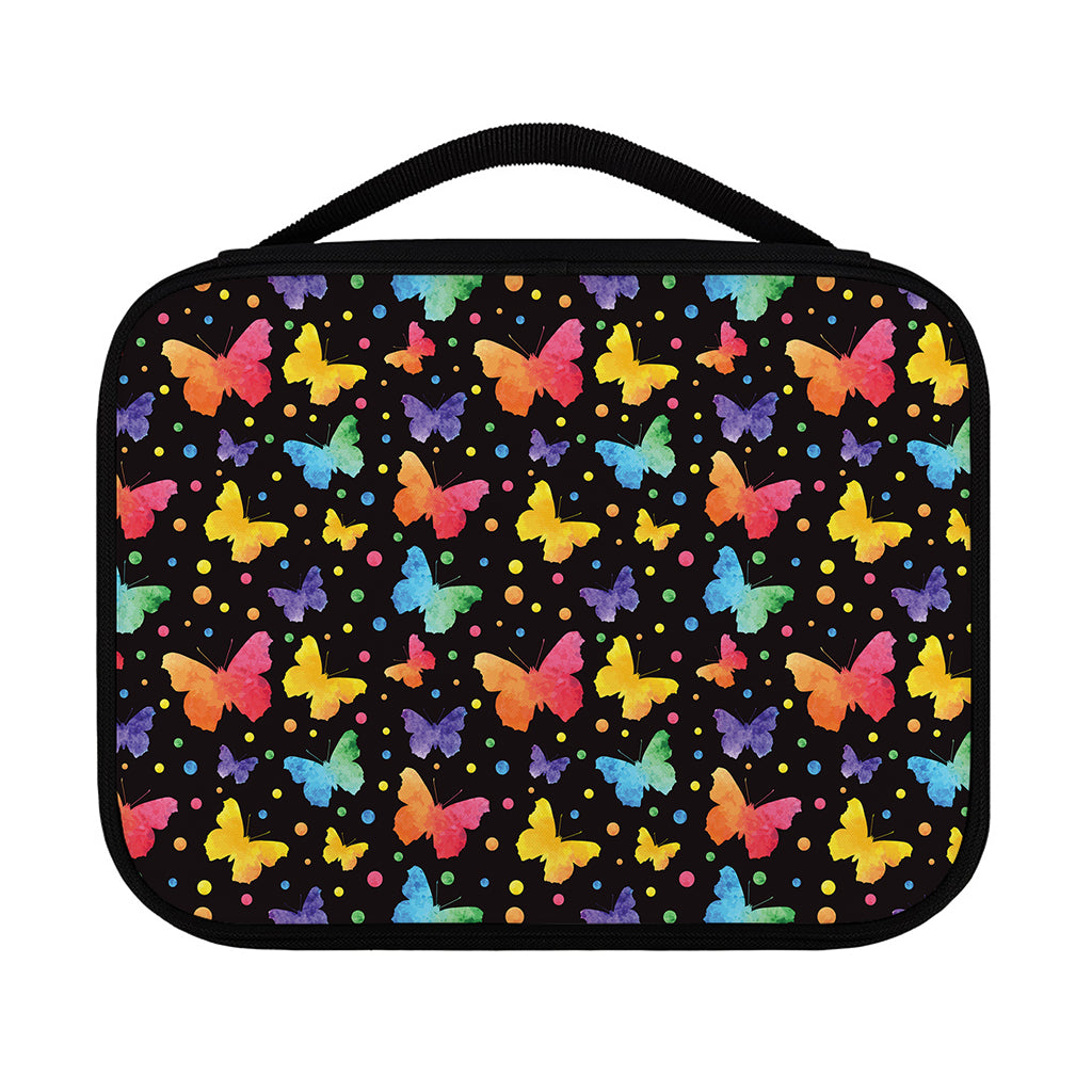 Colorful Watercolor Butterfly Print Classic Bible Case