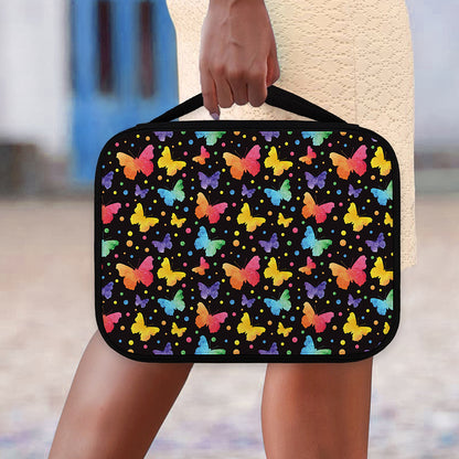 Colorful Watercolor Butterfly Print Classic Bible Case