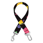 Colorful Watercolor Butterfly Print Dog Seat Belt