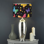 Colorful Watercolor Butterfly Print Drum Lamp Shade