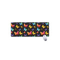 Colorful Watercolor Butterfly Print Extended Mouse Pad