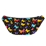 Colorful Watercolor Butterfly Print Fanny Pack