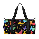 Colorful Watercolor Butterfly Print Gym Bag