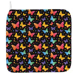Colorful Watercolor Butterfly Print Hand Towel
