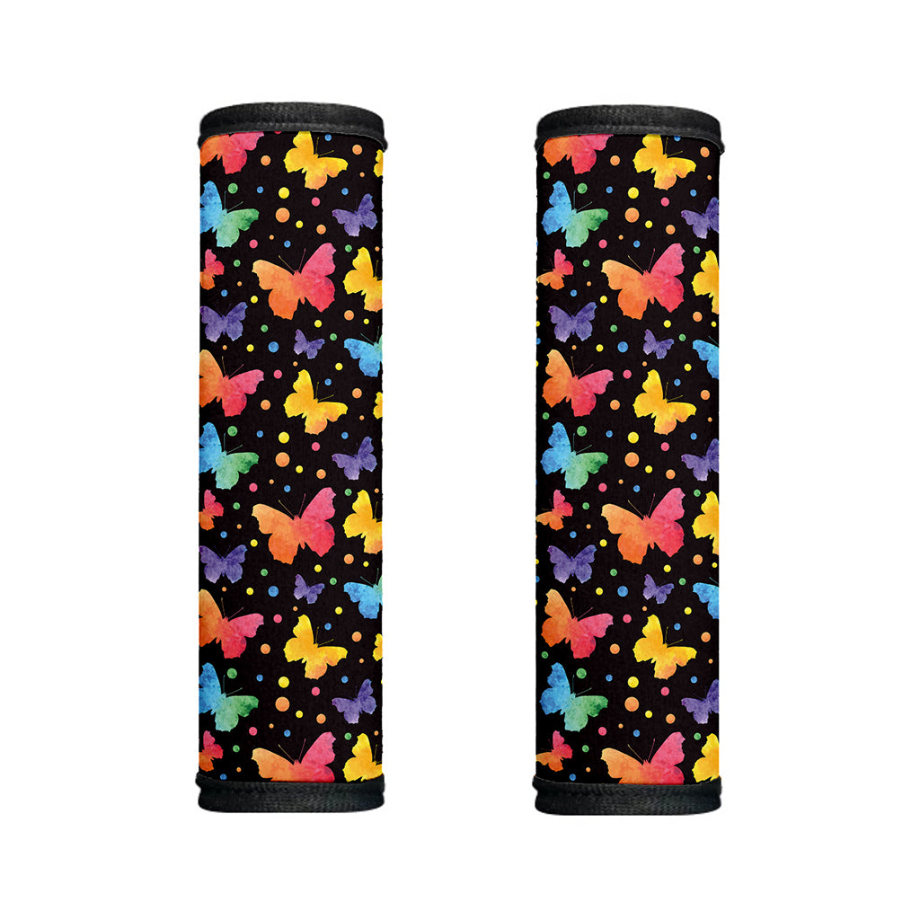 Colorful Watercolor Butterfly Print Handle Covers