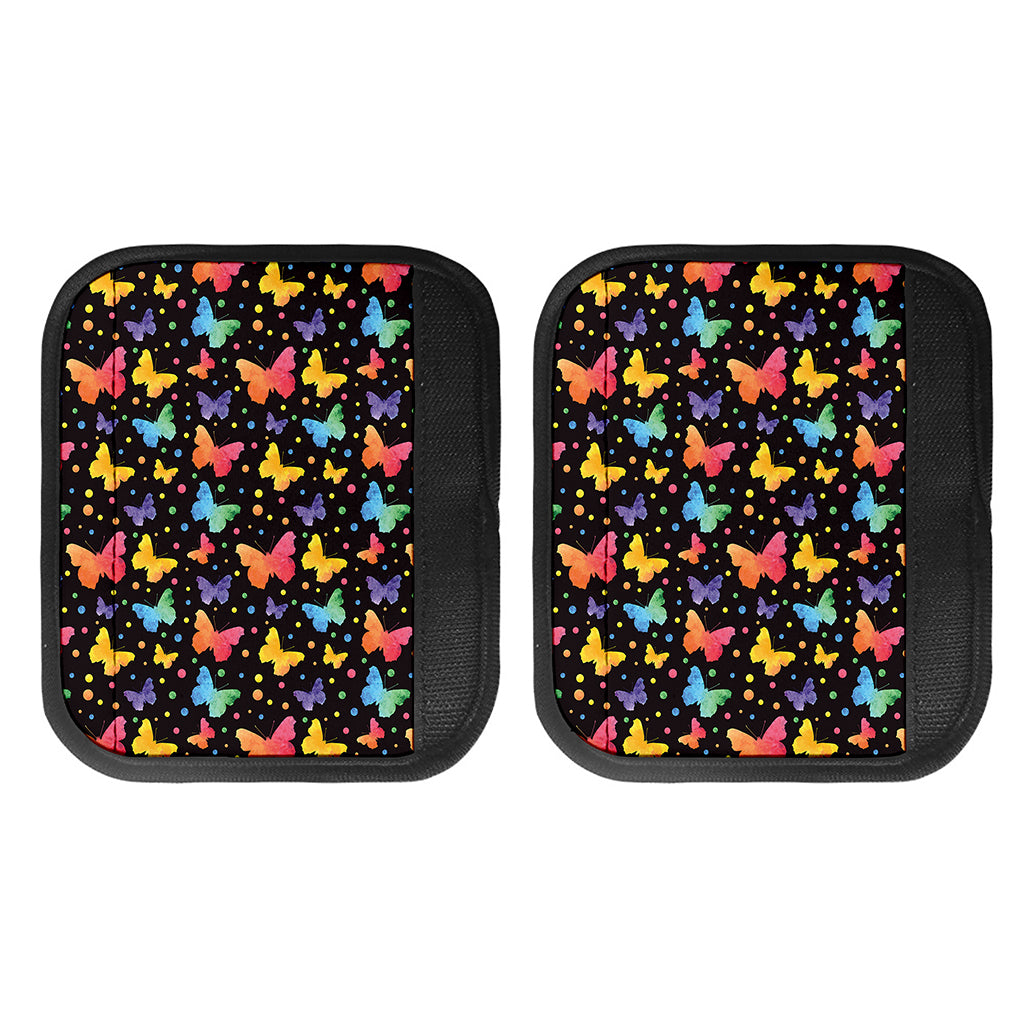 Colorful Watercolor Butterfly Print Handle Covers