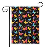Colorful Watercolor Butterfly Print House Flag