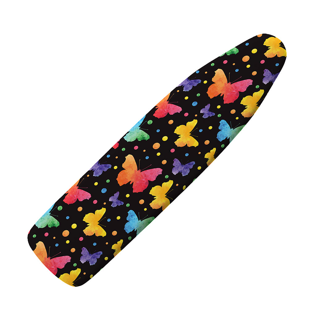 Colorful Watercolor Butterfly Print Ironing Board Cover