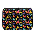 Colorful Watercolor Butterfly Print Laptop Sleeve
