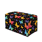 Colorful Watercolor Butterfly Print Leather Tissue Box Cover