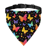 Colorful Watercolor Butterfly Print Over The Collar Dog Bandana
