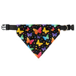Colorful Watercolor Butterfly Print Over The Collar Dog Bandana