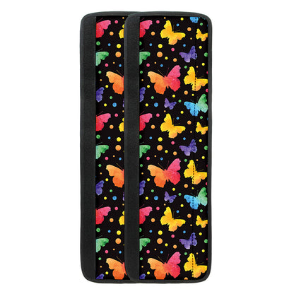 Colorful Watercolor Butterfly Print Refrigerator Handle Covers
