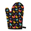 Colorful Watercolor Butterfly Print Single Oven Mitt