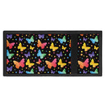 Colorful Watercolor Butterfly Print Trifold Wallet