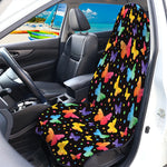 Colorful Watercolor Butterfly Print Waterproof Car Seat Cover