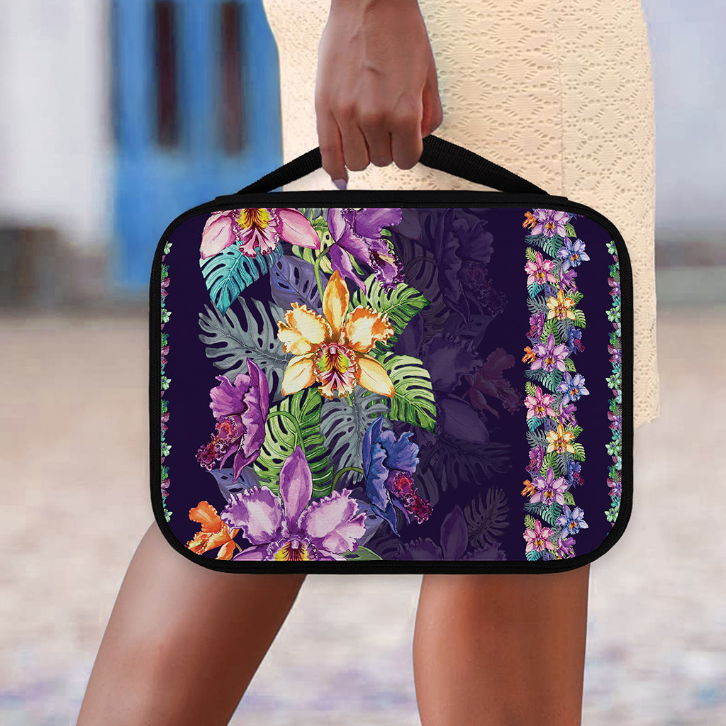 Colorful Watercolor Cattleya Print Classic Bible Case